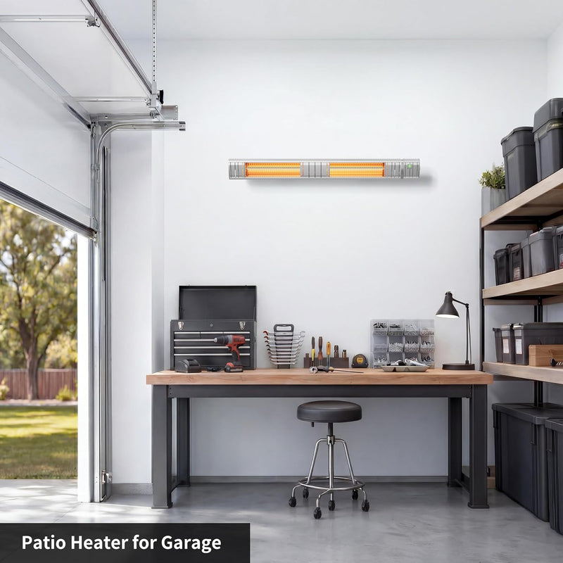 Electric Outdoor Heater Patio 3000W Infrared 3 Heat