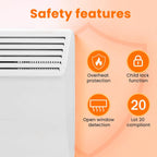 Electric Panel Heater Low Energy Wall Mounted Radiator