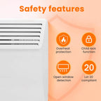 Electric Panel Heater Low Energy Wall Mounted Radiator
