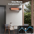 Electric Patio Heater 2000W Waterproof