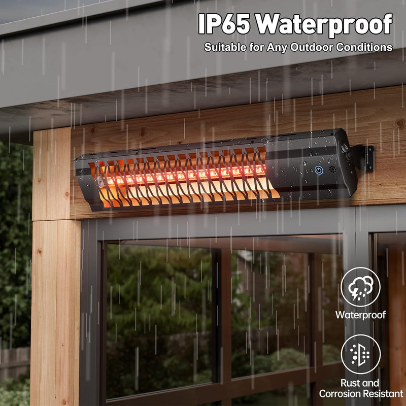Electric Patio Heater 2000W Waterproof