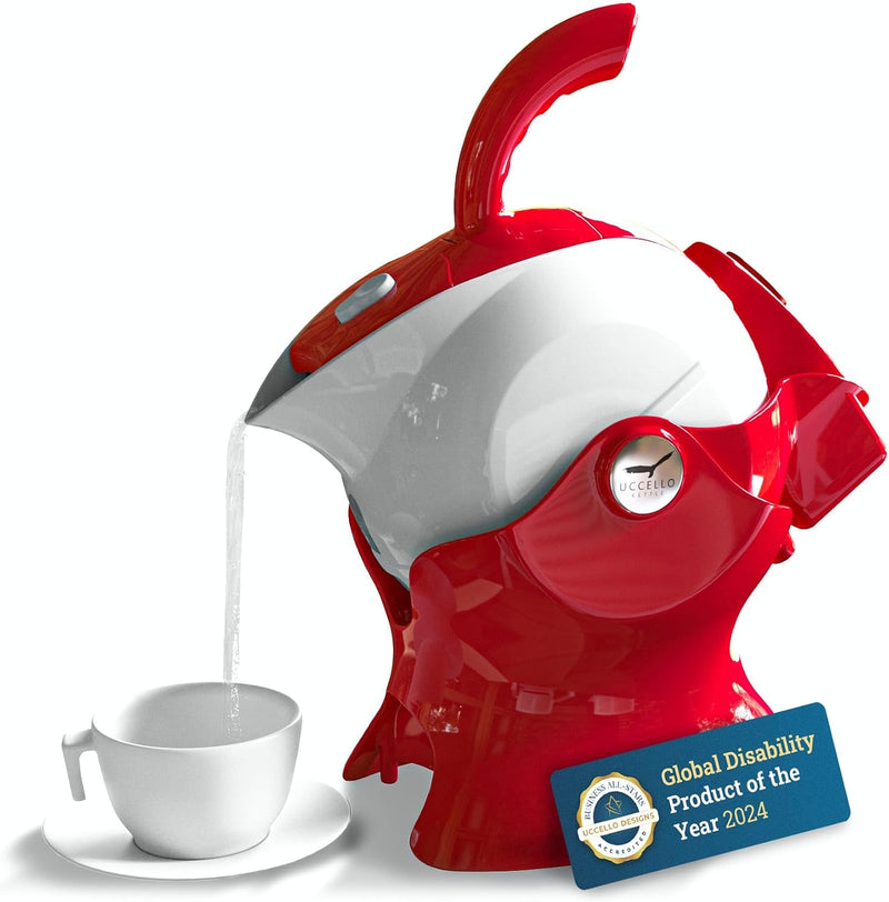Electric Safety Kettle Tipper Base Included Effortless Pour