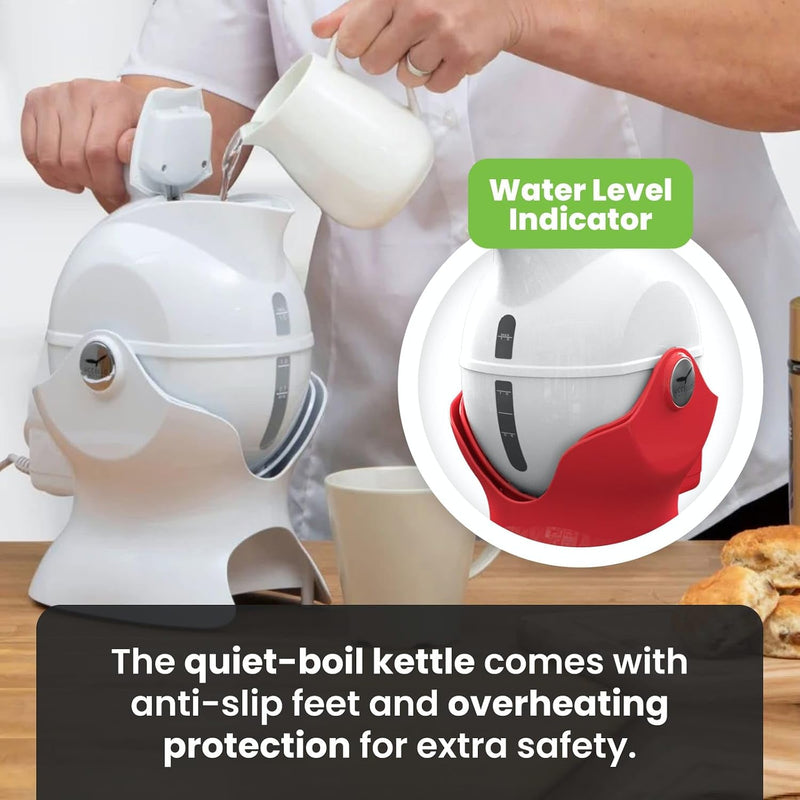 Electric Safety Kettle Tipper Base Included Effortless Pour