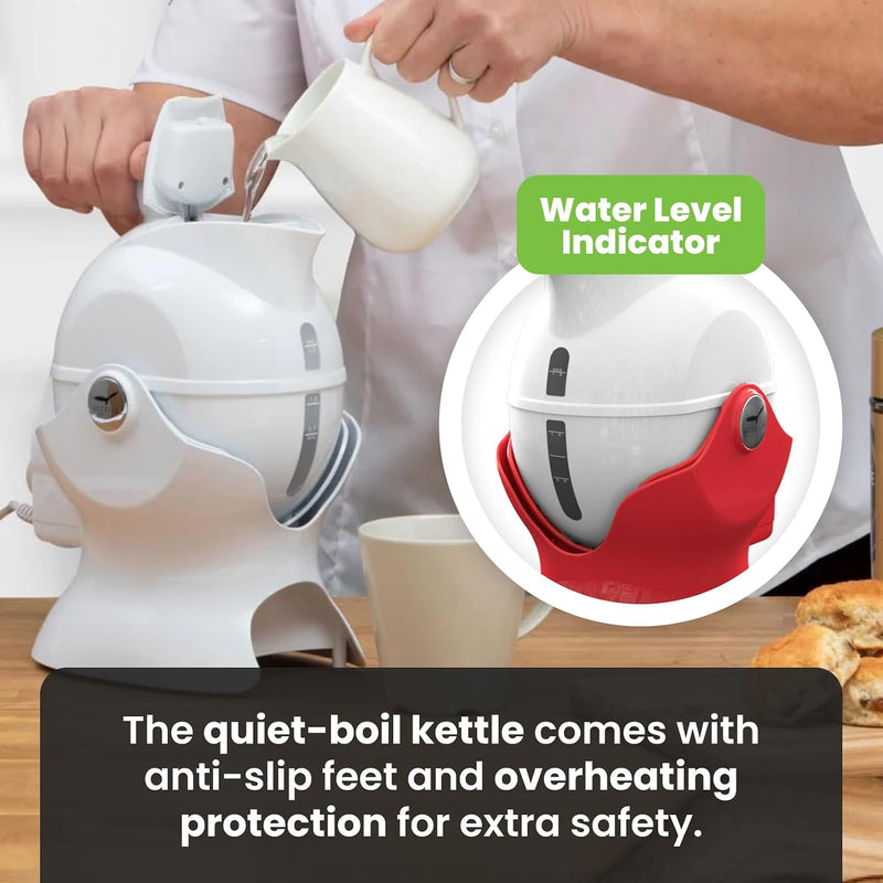 Electric Safety Kettle Tipper Base Included Effortless Pour