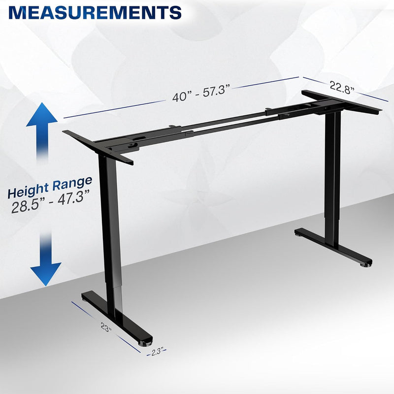 Electric Stand Up Desk Frame Diy Workstation Only