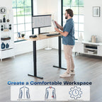 Electric Stand Up Desk Frame Diy Workstation Only