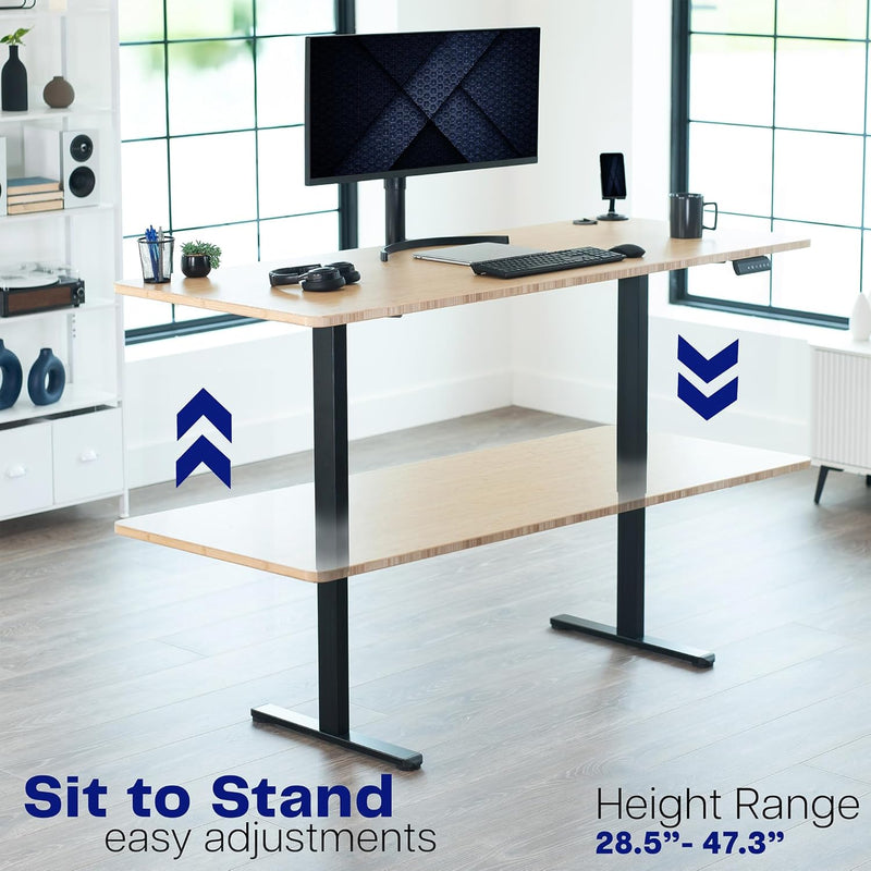 Electric Stand Up Desk Frame Diy Workstation Only