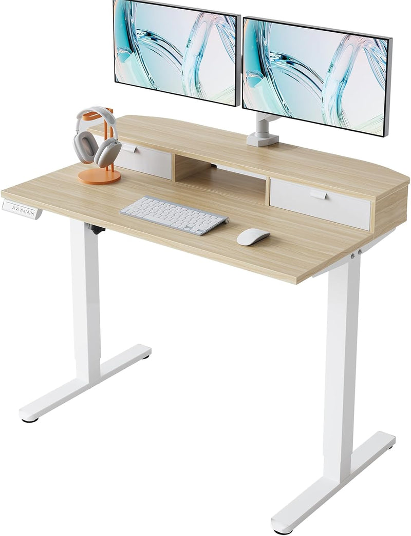 Standing Desk with Drawers