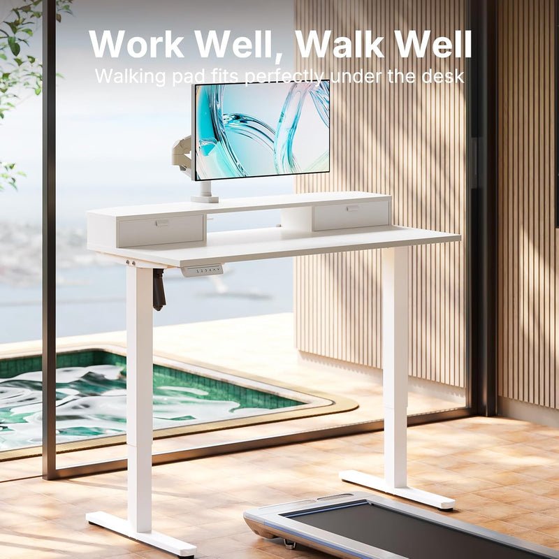 Standing Desk with Drawers