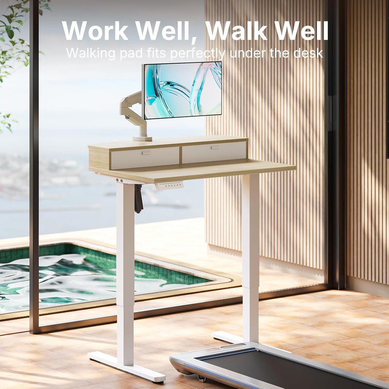 Standing Desk with Drawers