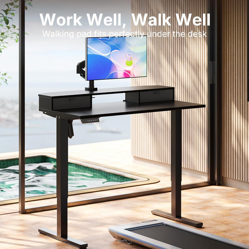 Standing Desk with Drawers