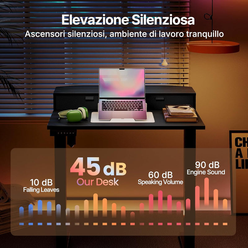 Standing Desk with Drawers