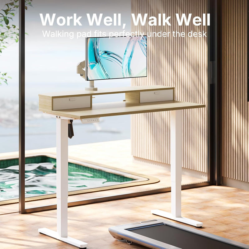 Standing Desk with Drawers
