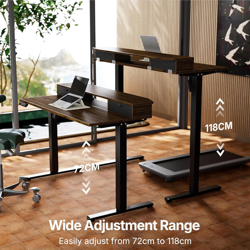 Standing Desk with Drawers