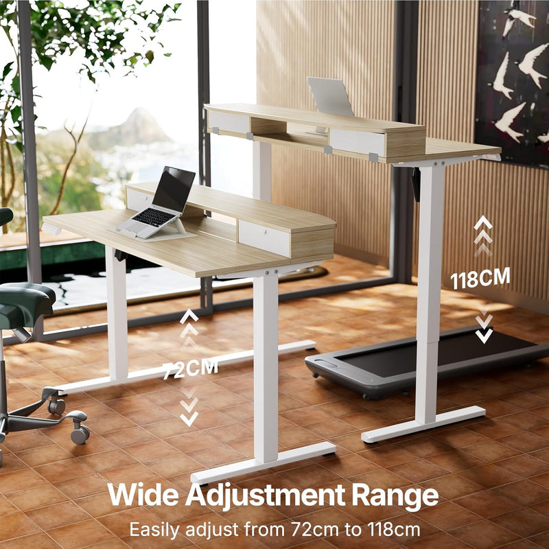 Standing Desk with Drawers