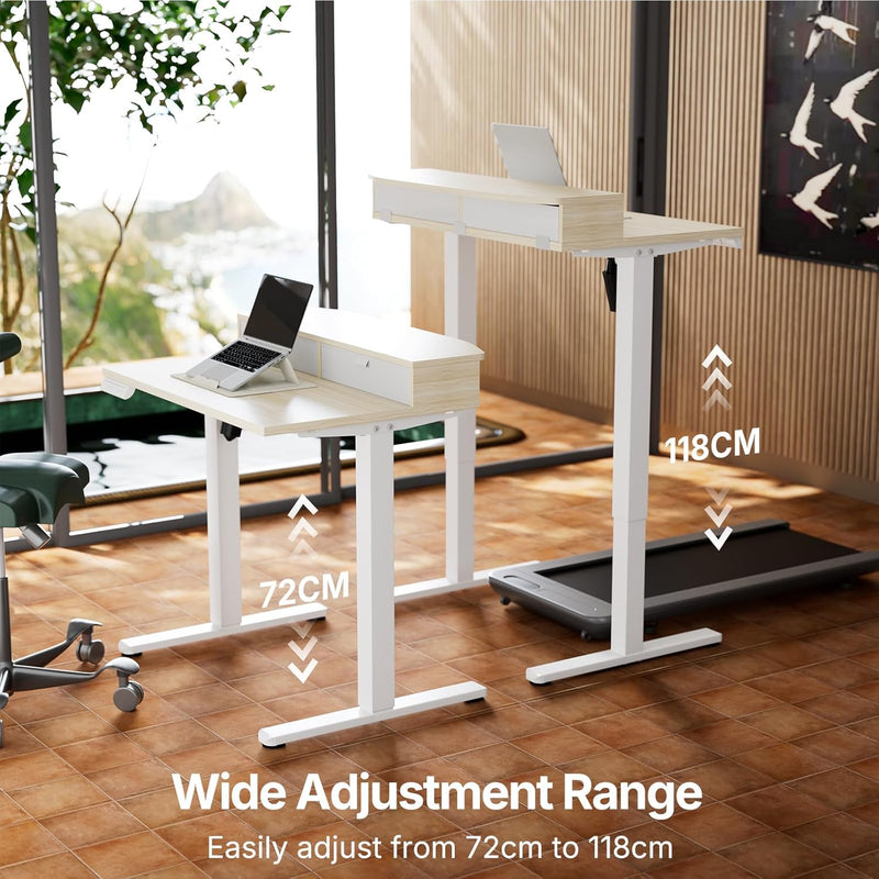 Standing Desk with Drawers