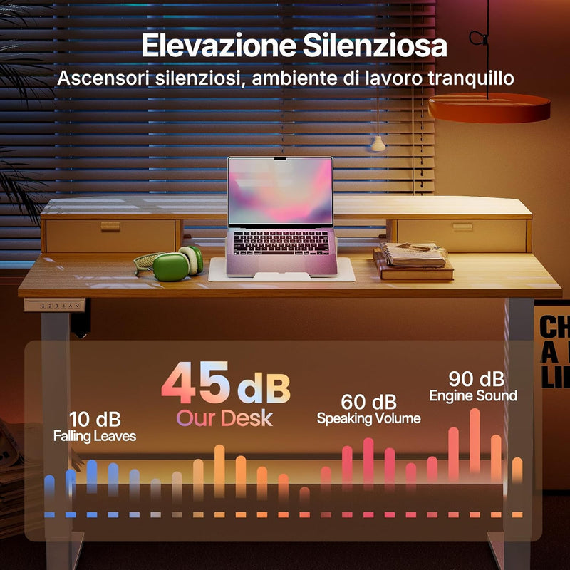 Standing Desk with Drawers