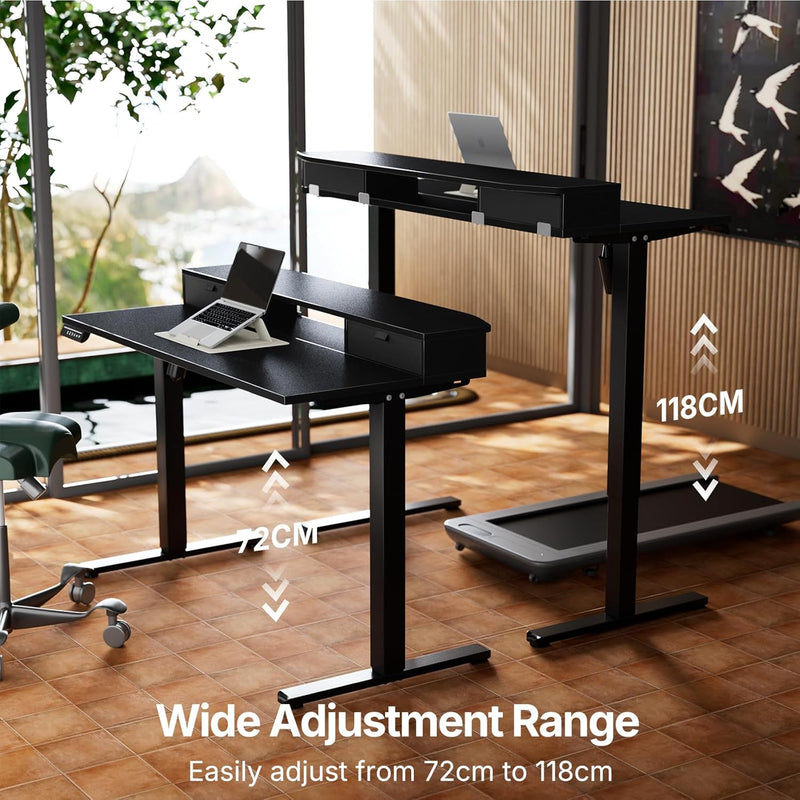 Standing Desk with Drawers