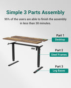 Electric Standing Desk 100 X 60CM Height