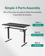 Electric Standing Desk 100 X 60CM Height