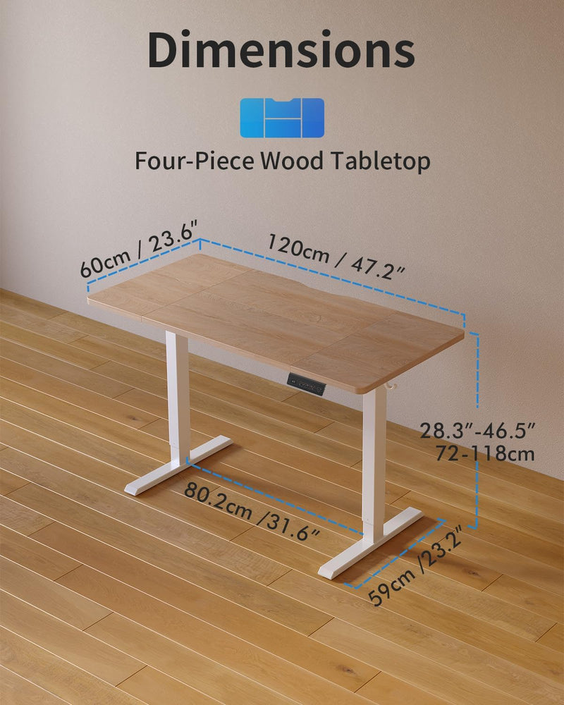 Electric Standing Desk 120 X 60CM Height