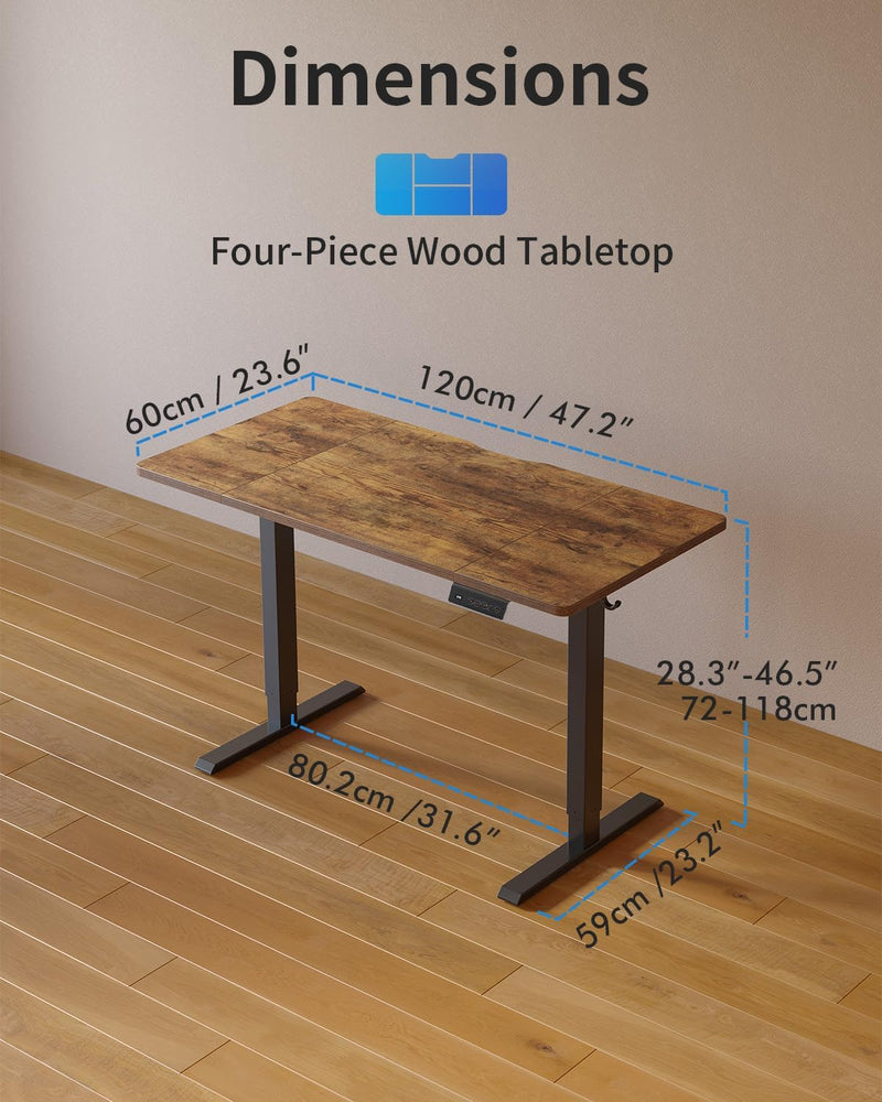 Electric Standing Desk 120 X 60CM Height