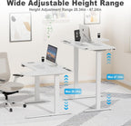 Electric Standing Desk 120x60CM Sit Stand Table Height