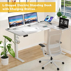 Electric Standing Desk 120x60CM Sit Stand Table Height