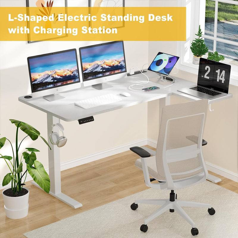 Electric Standing Desk 120x60CM Sit Stand Table Height