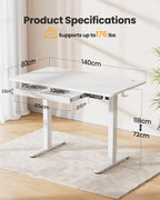 Electric Standing Desk 160 X 80CM Height