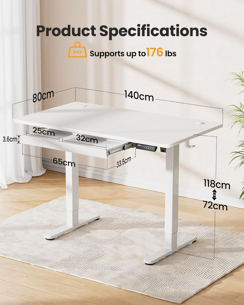 Electric Standing Desk 160 X 80CM Height