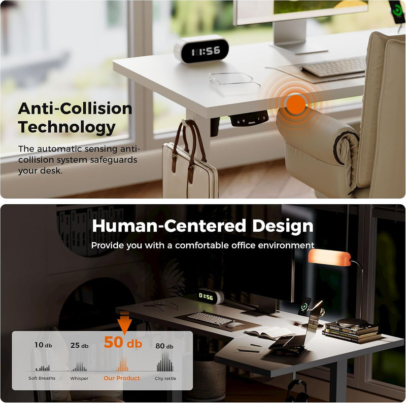 Electric Standing Desk 2 Memory Buttons