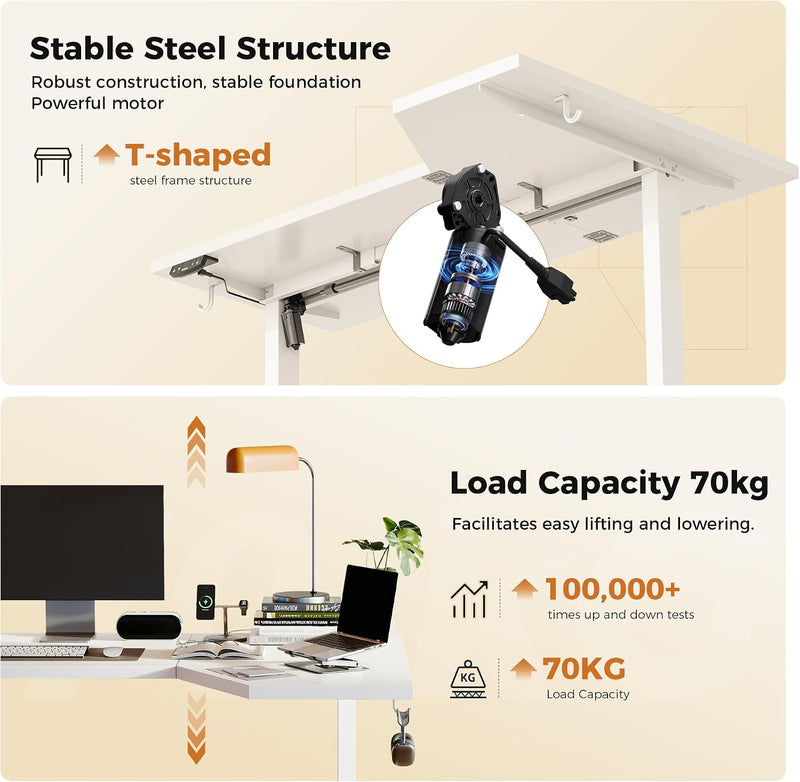 Electric Standing Desk 2 Memory Buttons