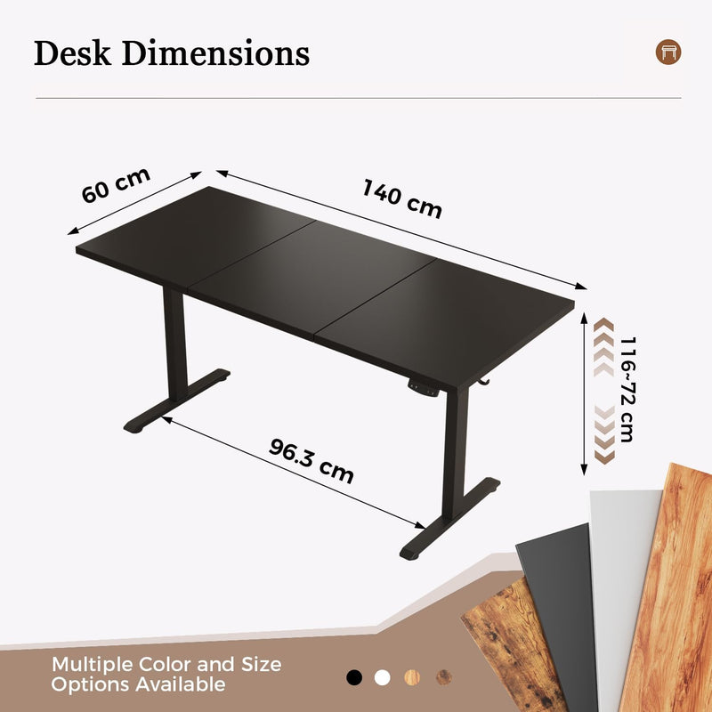 Electric Standing Desk 2 Memory Buttons for Stand