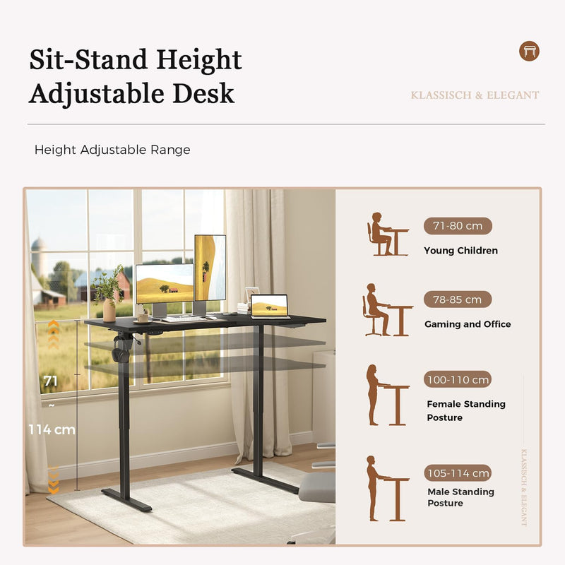 Electric Standing Desk 2 Memory Buttons for Stand
