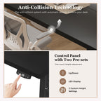 Electric Standing Desk 2 Memory Buttons for Stand