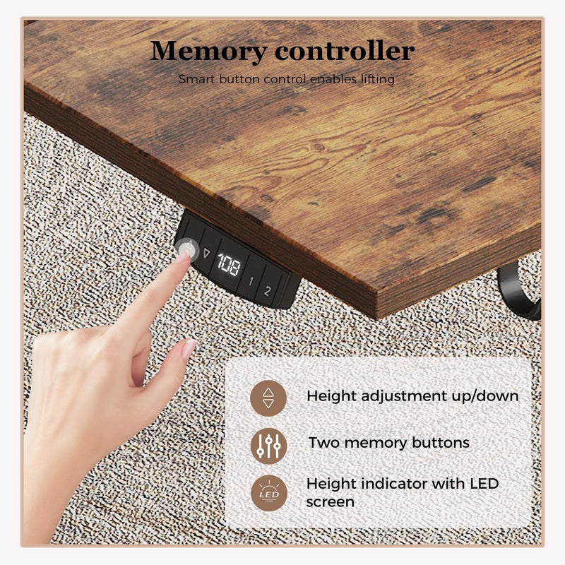 Electric Standing Desk 2 Memory Buttons for Stand