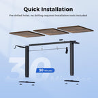 Electric Standing Desk 2 Memory Buttons Height