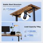 Electric Standing Desk 2 Memory Buttons Height