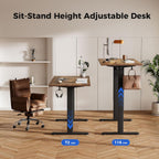 Electric Standing Desk 2 Memory Buttons Height