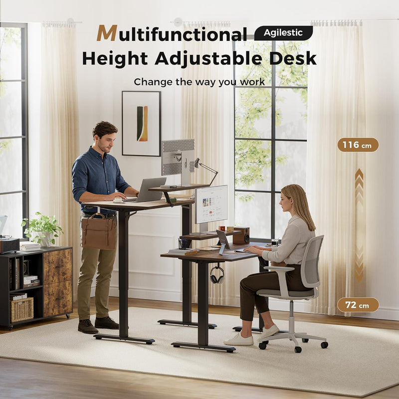 Electric Standing Desk 2 Memory Buttons Height