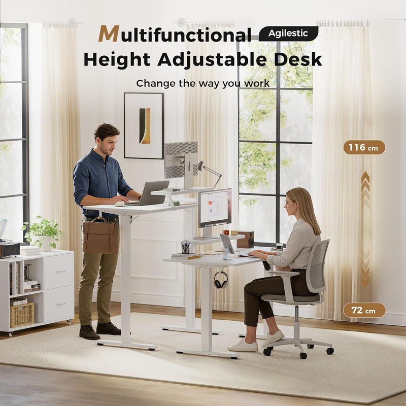 Electric Standing Desk 2 Memory Buttons Height