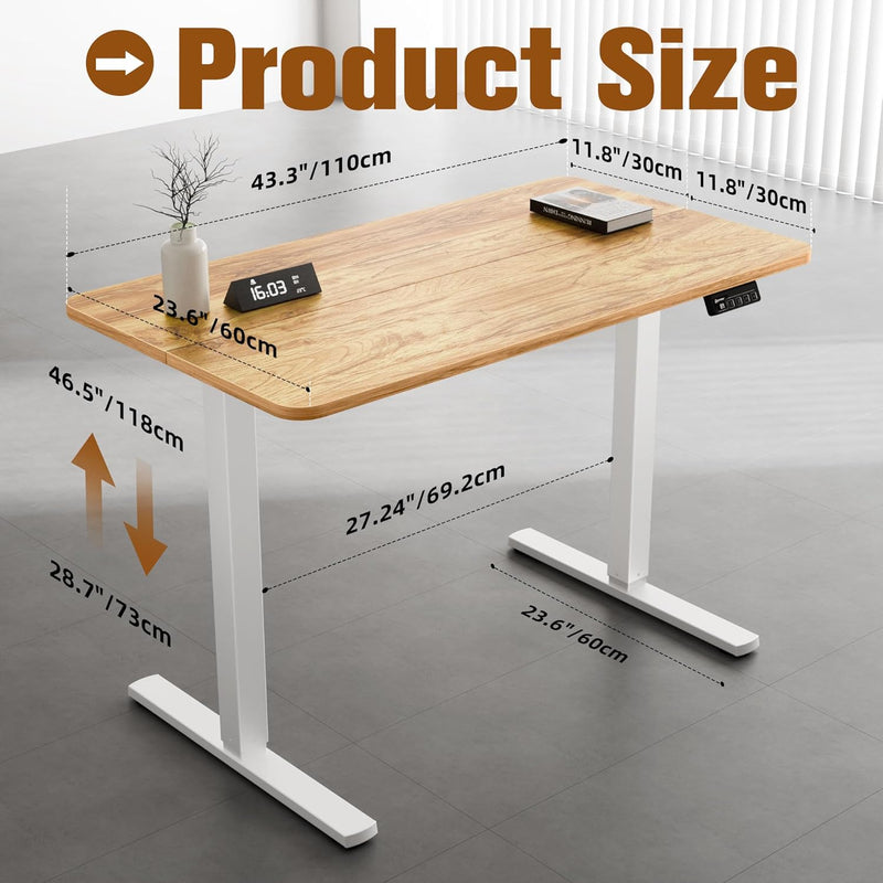 Electric Standing Desk 2 Memory Heights