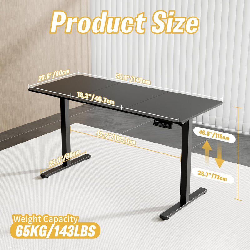 Electric Standing Desk 2 Memory Heights
