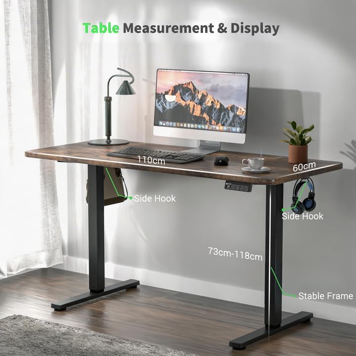 Electric Standing Desk 2 Memory Heights Height