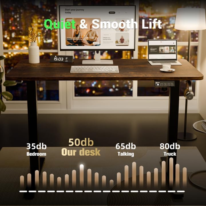 Electric Standing Desk 2 Memory Heights Height