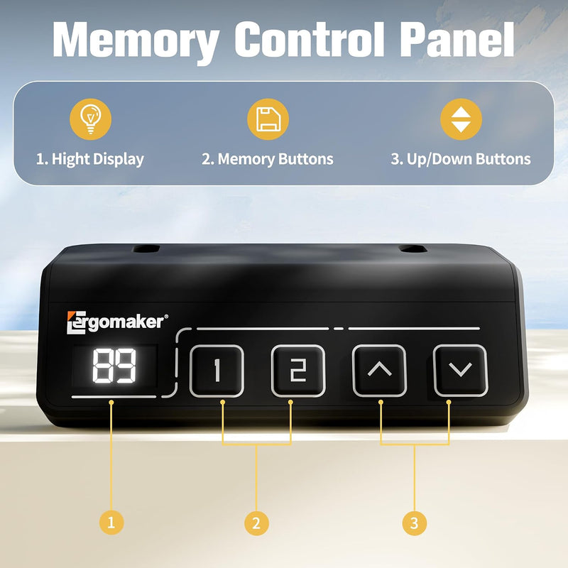 Electric Standing Desk 2 Memory Presets