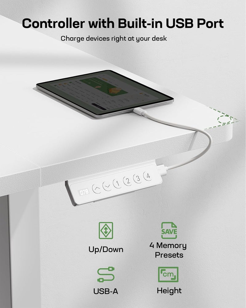 Electric Standing Desk 4 Memory