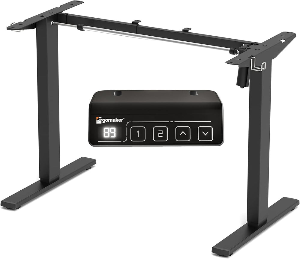Electric Standing Desk Frame Height Adjustable Sit Stand