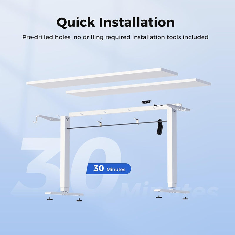 Electric Standing Desk 2 Memory Buttons Height